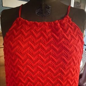 Elegant Red Maxi Dress